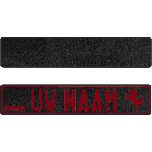 Plaque fun noir pailleté