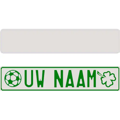 Funplaat chrome (spiegeleffect)