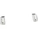 Support de plaque GRIS SIMPLE FIX 520 x 110 mm