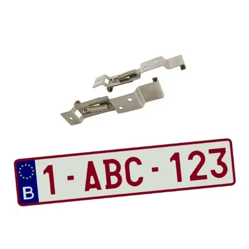 Clips de plaque (RVS)