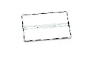 Support de plaque 4x4 CHROME (MET) 340 x 210mm