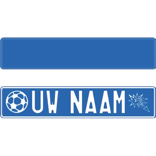 [FA000021] Plaque fun bleu REFLEX