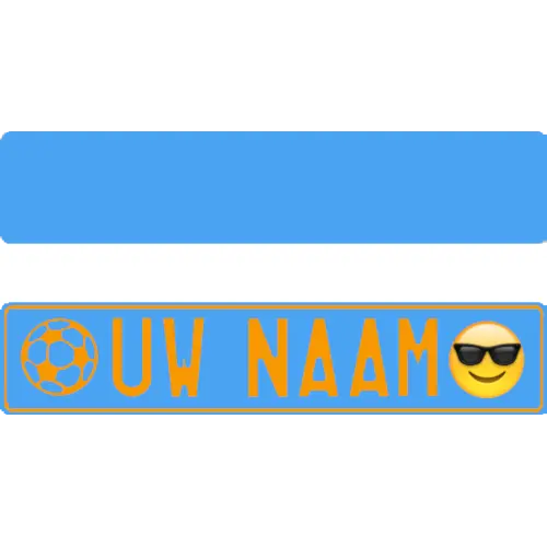 [FA000023] Plaque fun bleu clair