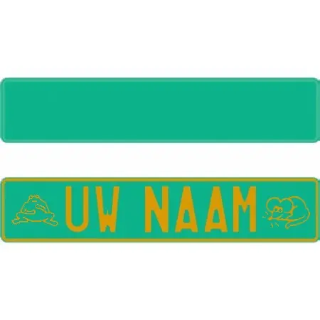 [FA000091] Funplaat groen REFLEX