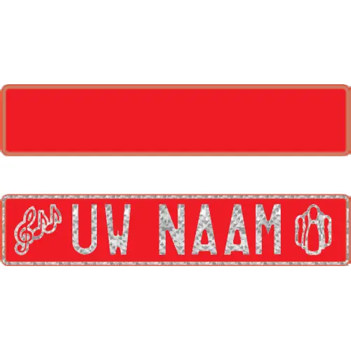 [FA000191] Plaque fun rouge REFLEX