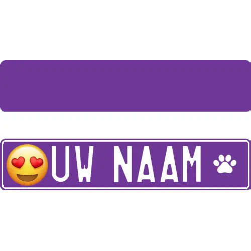 [FA000193] Plaque fun violet