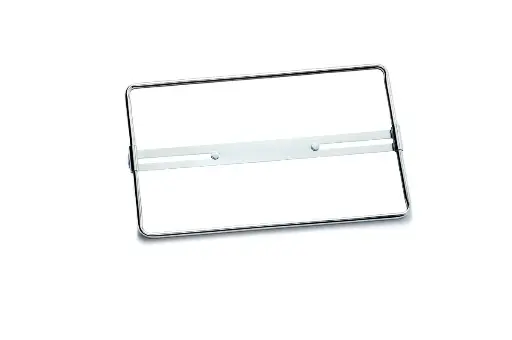 [KA000189] Support de plaque 4x4 CHROME (MET) 340 x 210mm