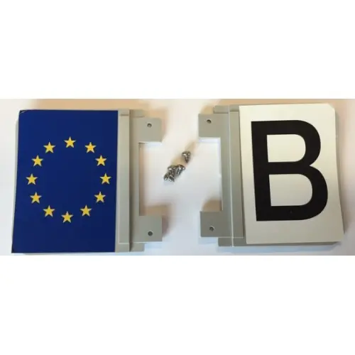 [KO001005] Support de plaque insertions GRIS (emballéés par set)